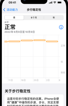 通海iPhone手机维修如何在iPhone开启'步行稳定性通知'